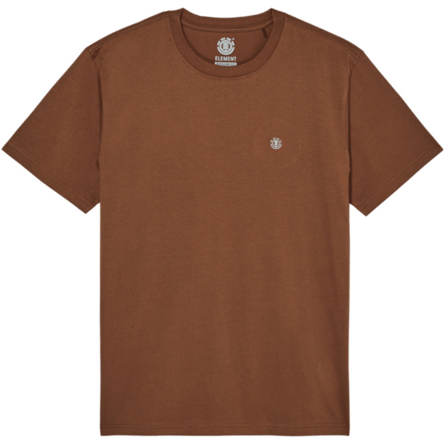 2026 Element Mens Icon Embroidery T-Shirt ELYKT00168 - Sepia